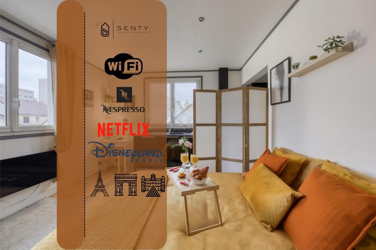 Апартаменты Le Nid Douillet : Paris Proche-Cozy-Netflix Montmagny Экстерьер фото